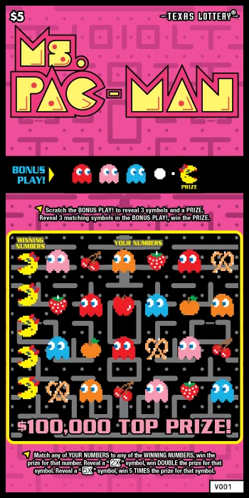 Texas Just Launched 2 New Scratch-Offs: a $20 Crossword Rated 87 and a $5 Ms. PAC-MAN