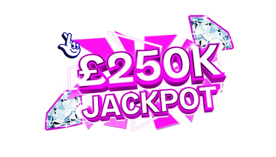 £250,000 Jackpot Pink scratch-off ticket