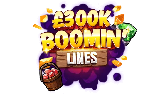 £300K Boomin' Lines scratch-off ticket