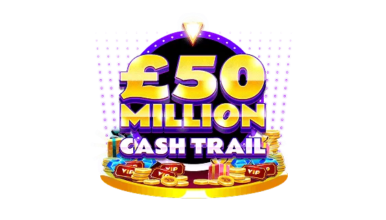 £50M Cash Trail scratch-off ticket