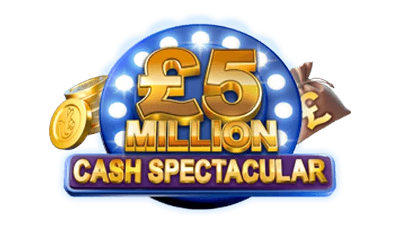 £5M Cash Spectacular scratch-off ticket