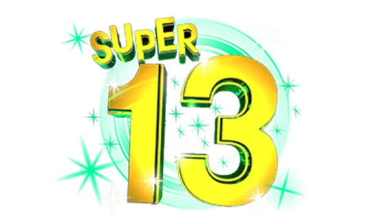 Super 13 scratch-off ticket