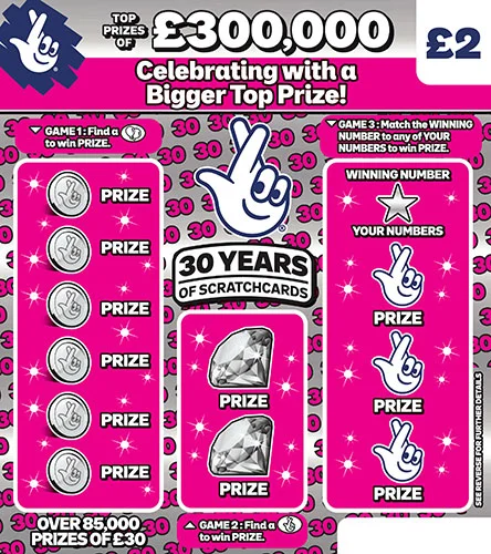 £300,000 Birthday scratch-off ticket