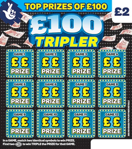 £100 Tripler Black scratch-off ticket