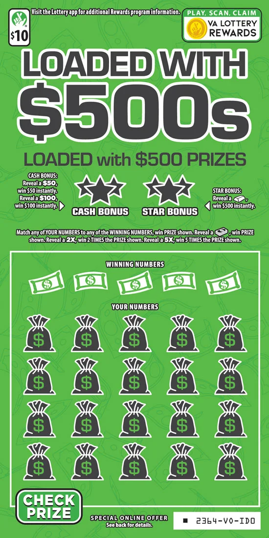 Loaded with $500s