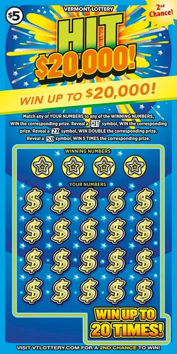 Hit $20,000 scratch-off ticket