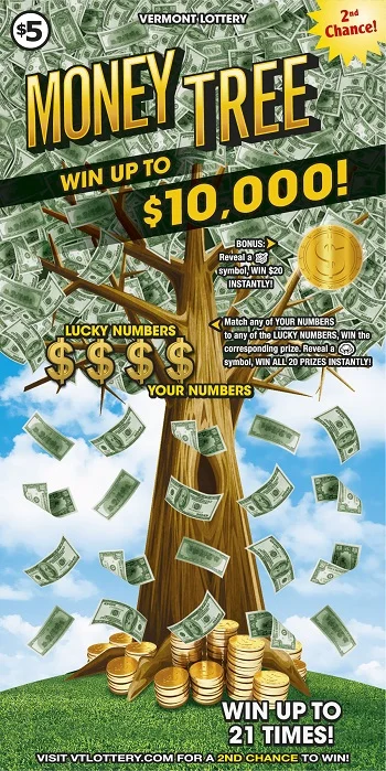 Money Tree scratch-off ticket