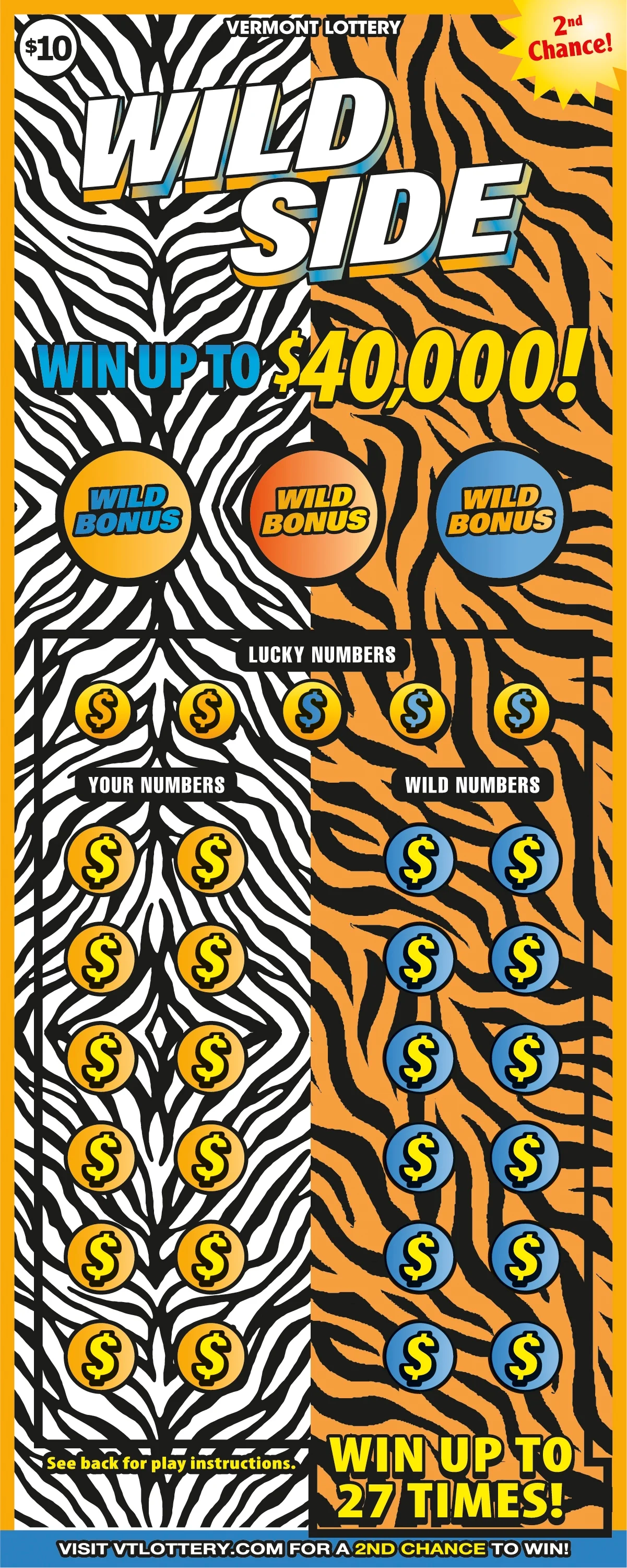 Wild Side - Vermont Lottery