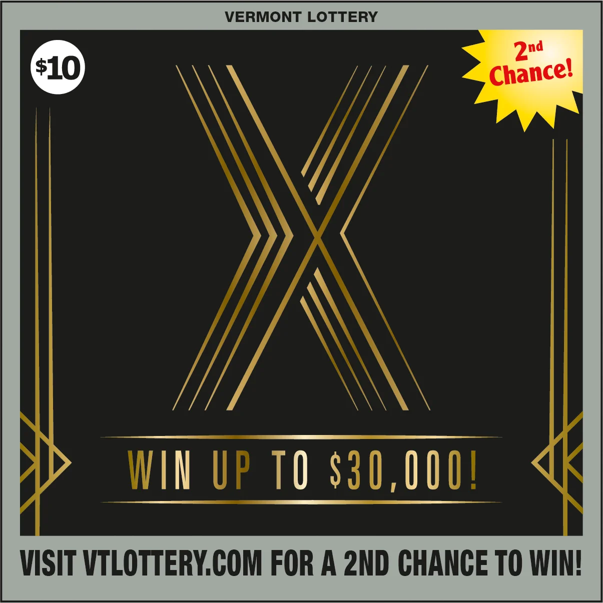 X scratch-off ticket