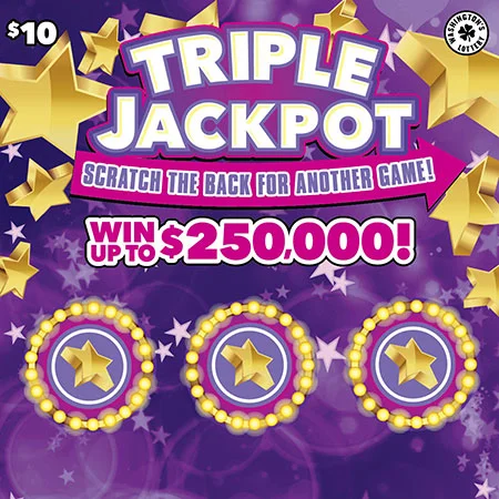 TRIPLE JACKPOT scratch-off ticket