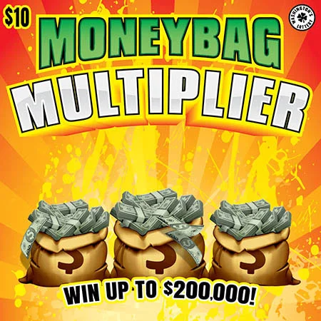 MONEYBAG MULTIPLIER scratch-off ticket