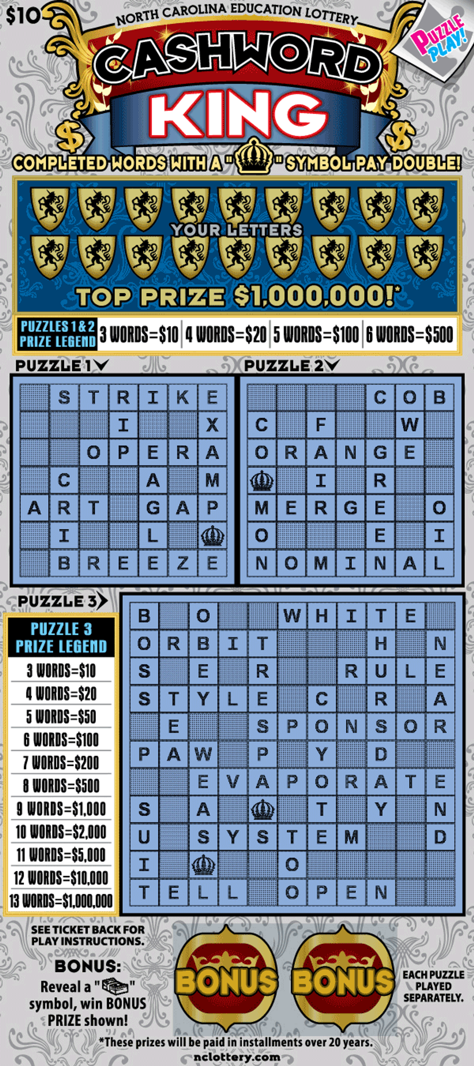 cashword king