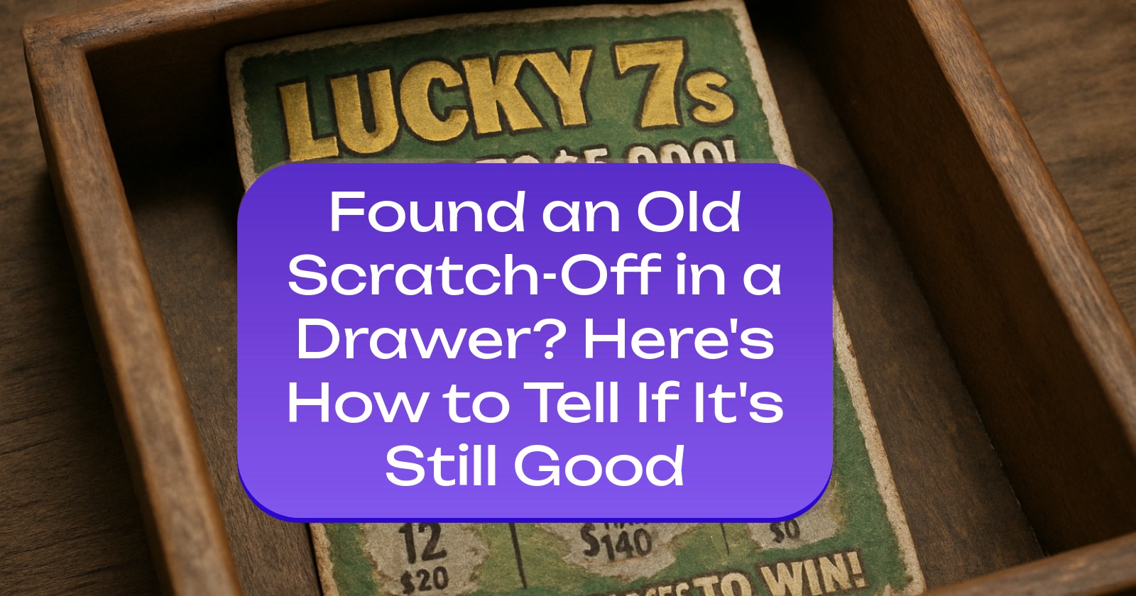 Found an Old Scratch-Off in a Drawer? Here's How to Tell If It's Still Good