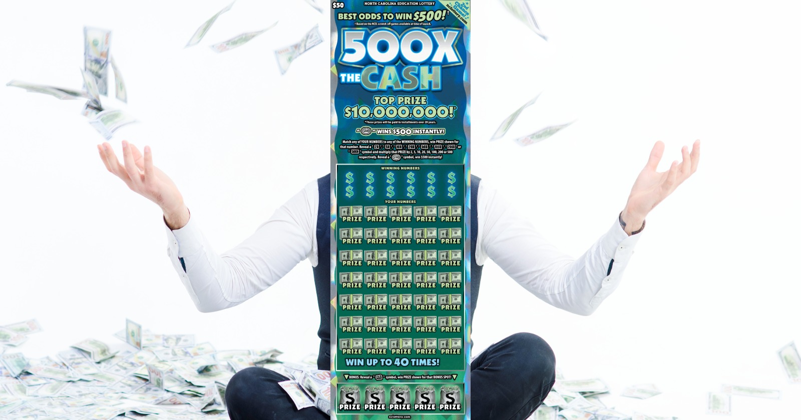A North Carolina Man Almost Cried After a $250,000 Win on 500X The Cash