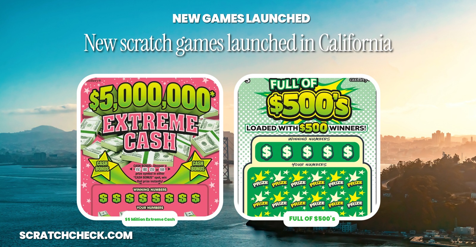 California launched 3 new scratch-offs, but only one stands out