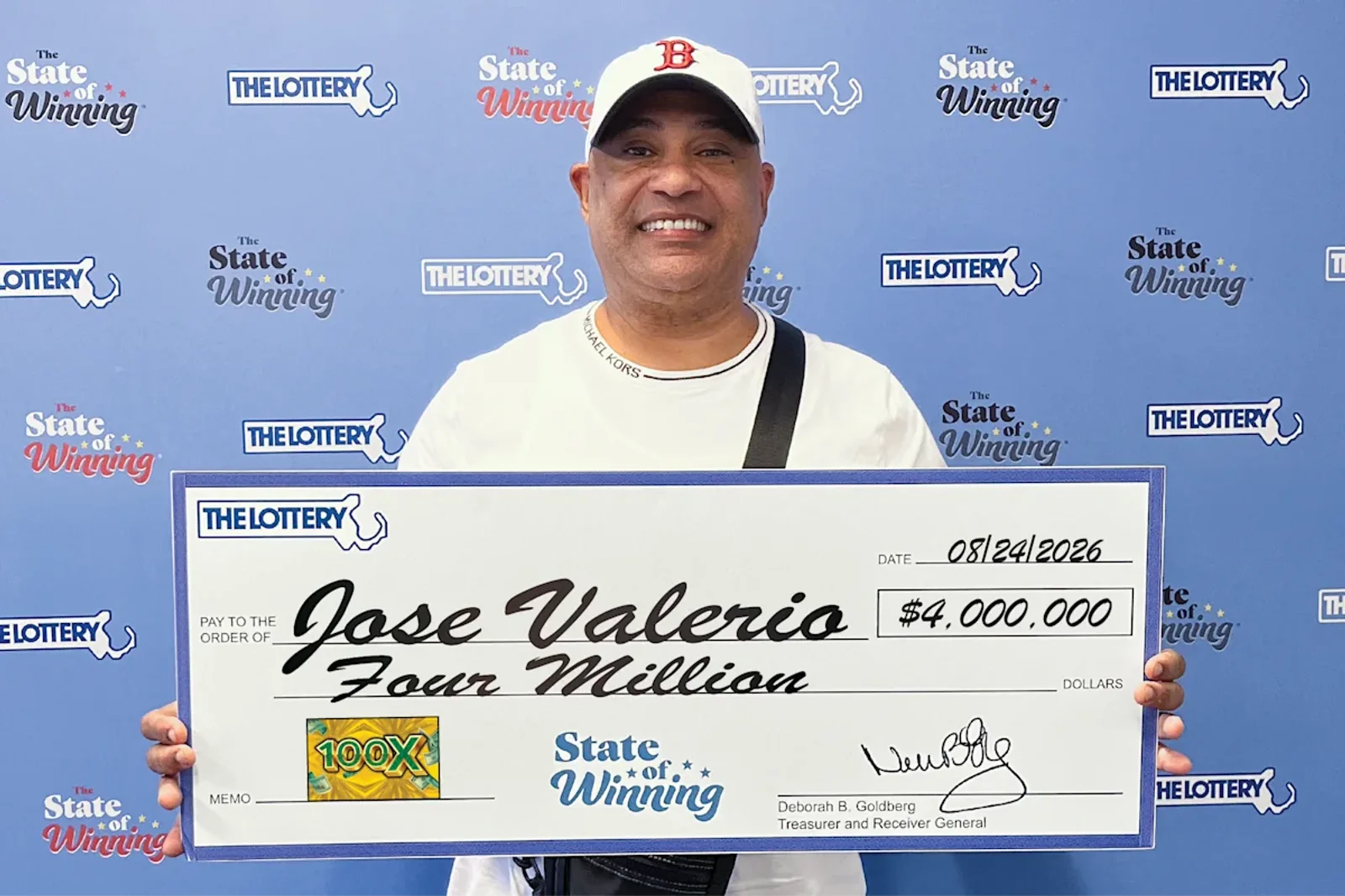 A Harwich man won the $4 million grand prize on 100X and says he's buying a house