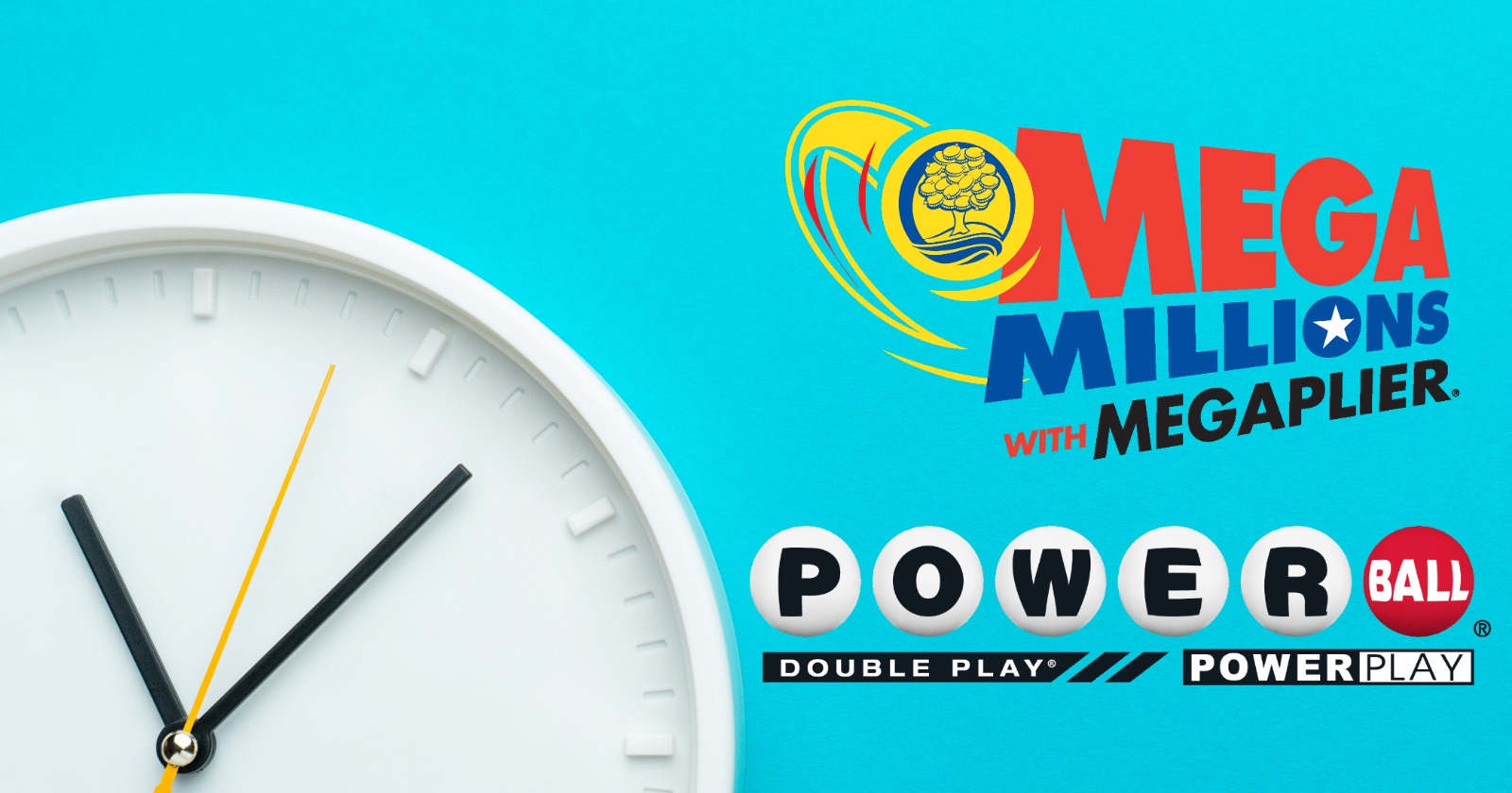 What time are Powerball and Mega Millions drawings, and how late can you buy a ticket?