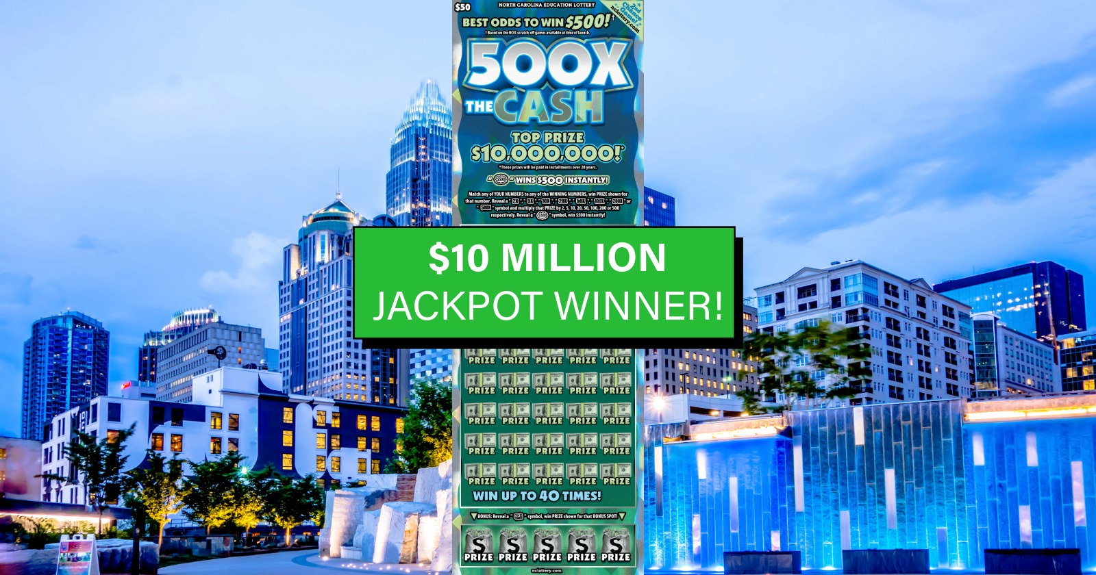 Middle school teacher says she can buy her dream car after winning $10 million on a $50 North Carolina scratch-off