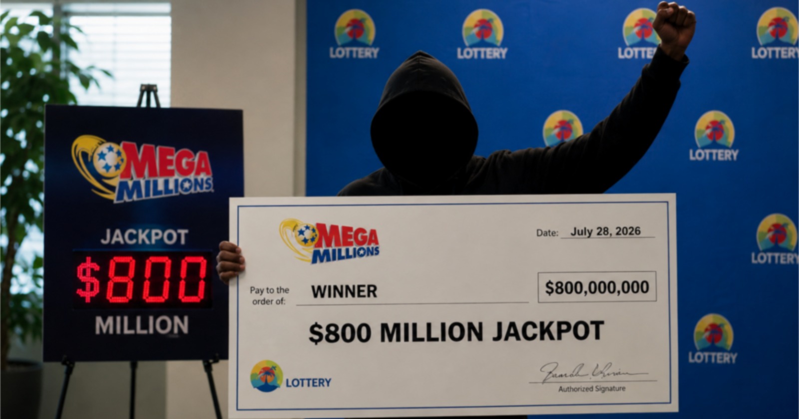 Florida’s $800 million Mega Millions winner comes forward
