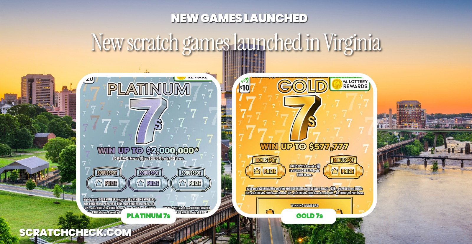 Virginia launched four new scratch-offs and the $20 one is the best game in the state