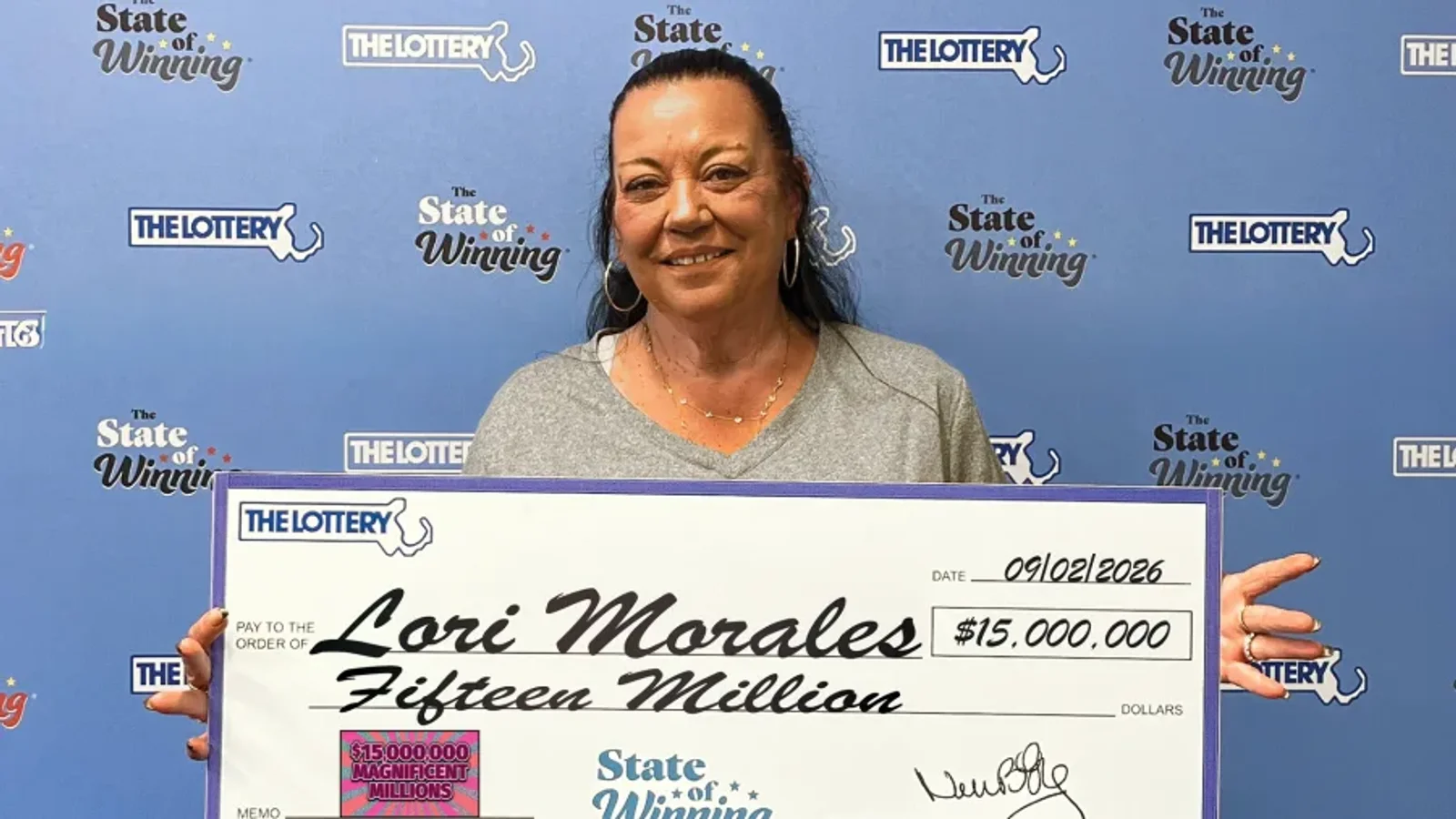 Massachusetts woman wins first $15 million scratch-off jackpot