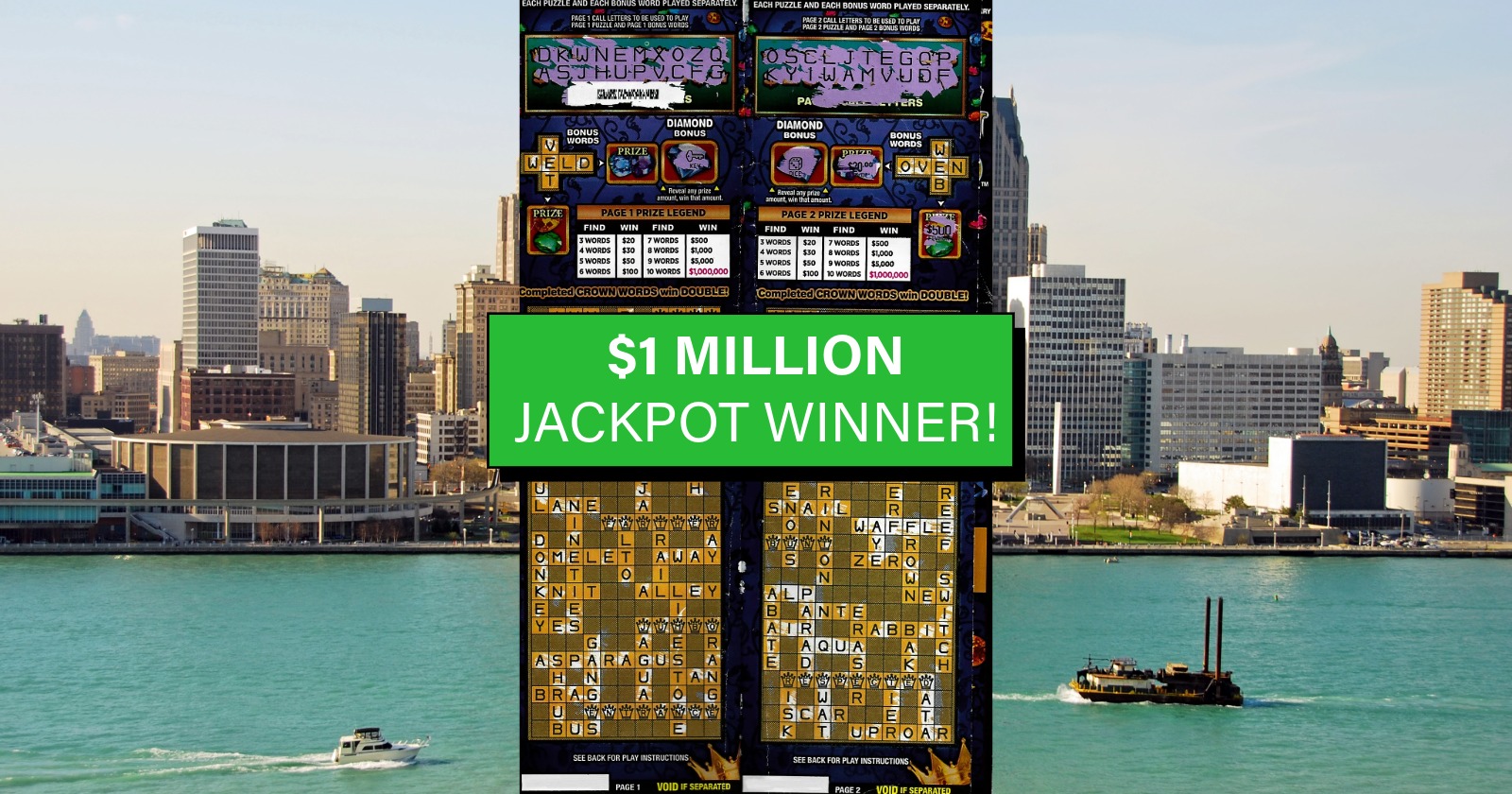 75-year-old Michigan man thought he won $5,000. He had actually won $1 million