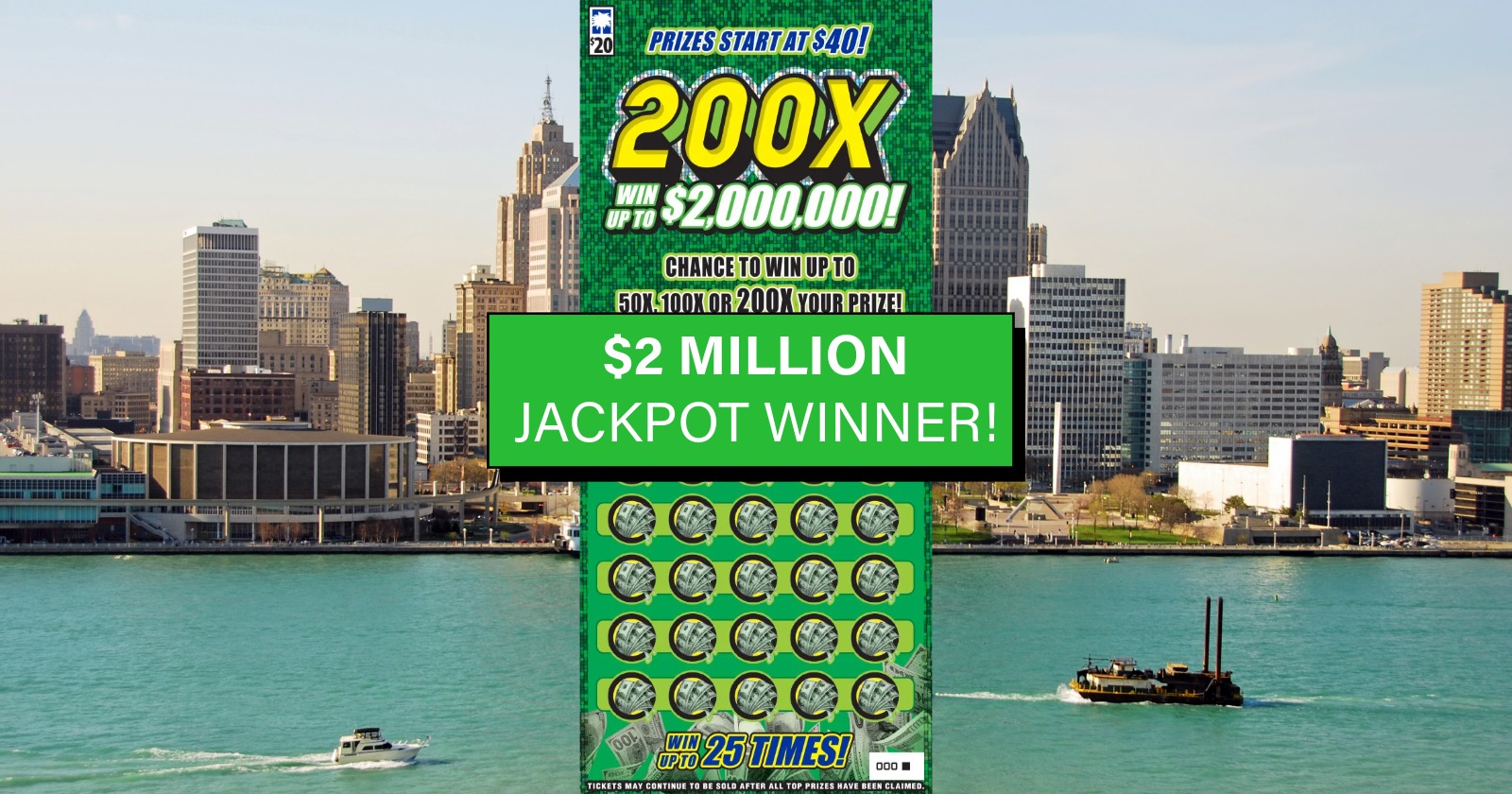 A Ridgeland player won $2 million on 200X, and the last top prize has eight weeks to be found
