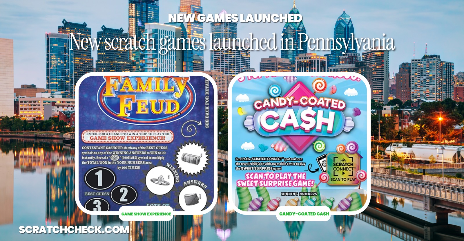 Pennsylvania launched 5 new scratch-offs, and two of them went straight to the top of the state