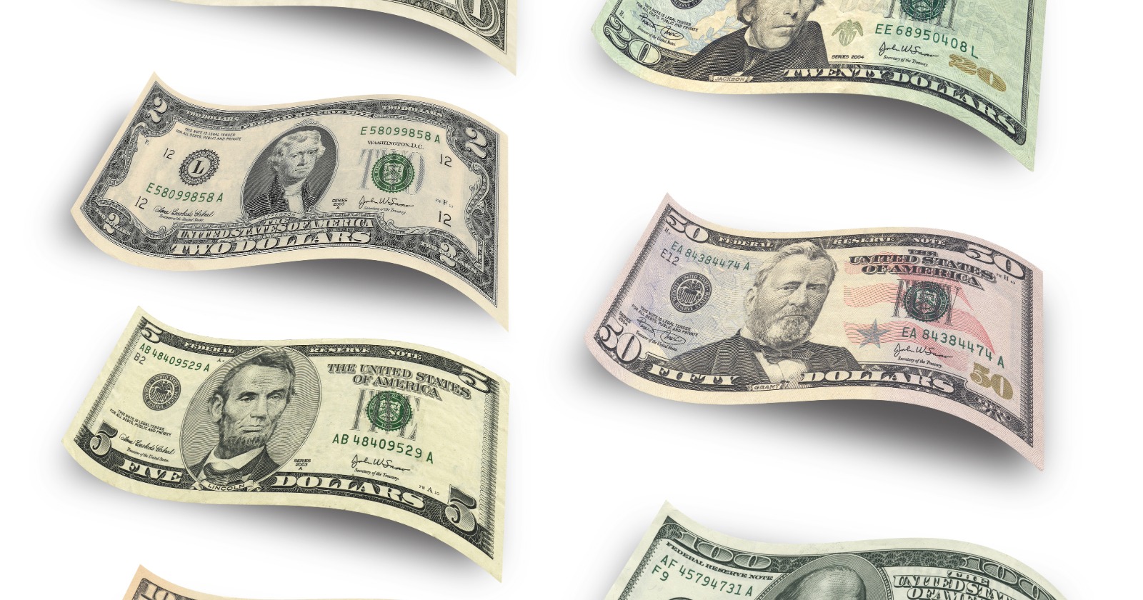 Most states sell $5, $10 and $20 scratch-offs. After that, the map changes fast