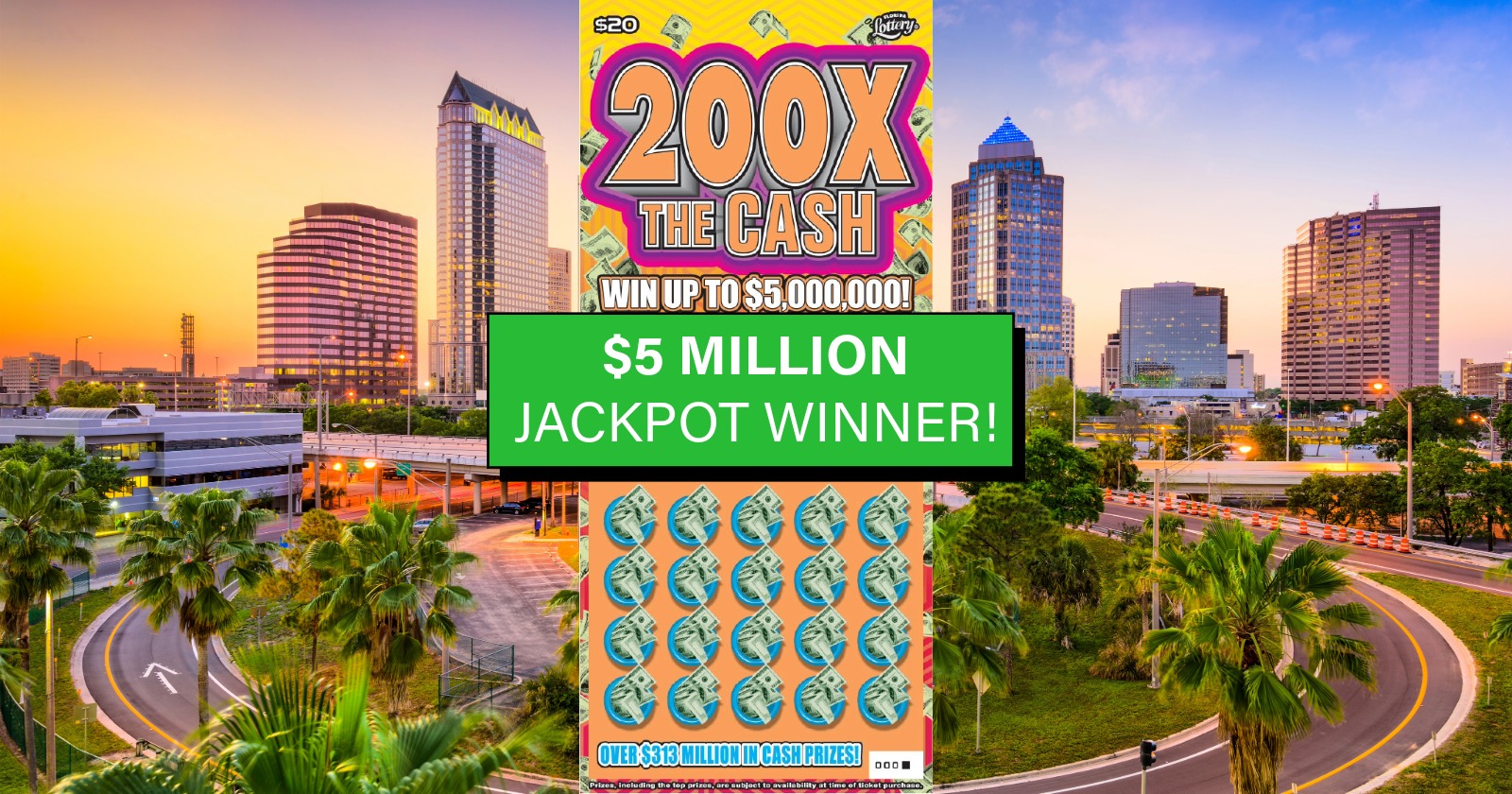 Tampa woman wins $5 million on "200X The Cash"